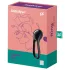 Satisfyer Majestic Duo - anello fallico ricaricabile impermeabile nero