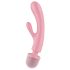 Satisfyer Triple Lover - Vibratore punto G e massaggiatore - silicone rosa