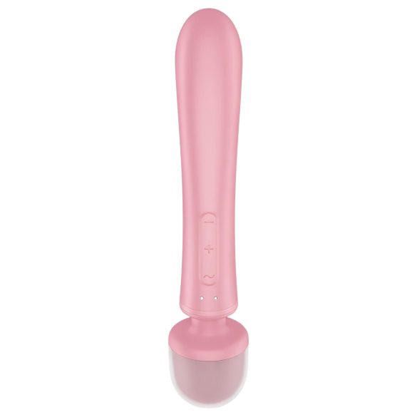 Satisfyer Triple Lover - Vibratore punto G e massaggiatore - silicone rosa