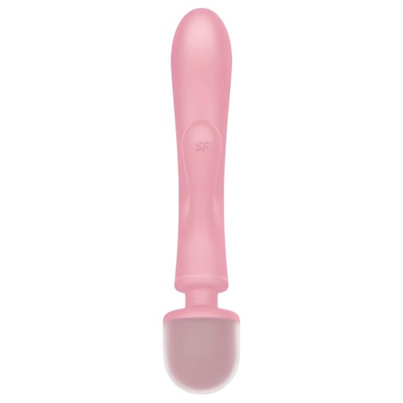 Satisfyer Triple Lover - Vibratore punto G e massaggiatore - silicone rosa