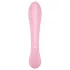 Satisfyer Triple Oh - vibratore con braccio clitorideo ricaricabile - rosa