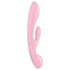 Satisfyer Triple Oh - vibratore ricaricabile con stimolatore clitorideo (rosa)