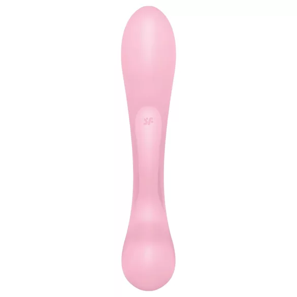 Satisfyer Triple Oh - vibratore con braccio clitorideo ricaricabile - rosa