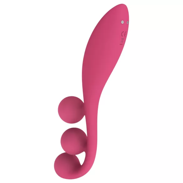 Satisfyer Tri Ball 1 - vibratore multifunzione ricaricabile - rosso
