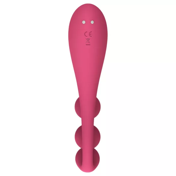 Satisfyer Tri Ball 1 - vibratore multifunzione ricaricabile - rosso