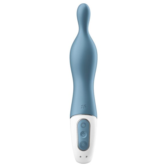 Satisfyer A-Mazing 1 - vibratore punto A ricaricabile silicone blu