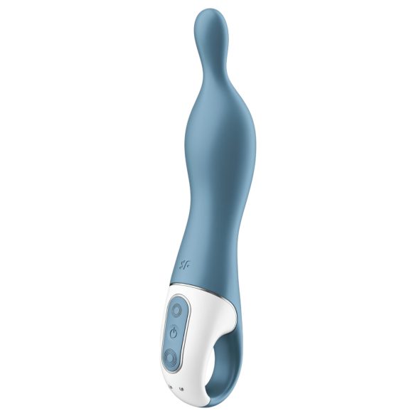 Satisfyer A-Mazing 1 - vibratore punto A ricaricabile silicone blu