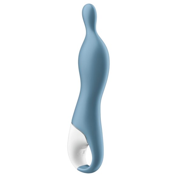 Satisfyer A-Mazing 1 - vibratore punto A ricaricabile silicone blu