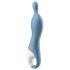 Satisfyer A-Mazing 1 - vibratore punto A ricaricabile silicone blu