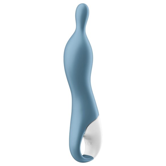 Satisfyer A-Mazing 1 - vibratore punto A ricaricabile silicone blu