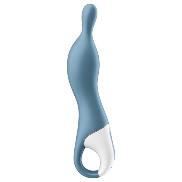 Satisfyer A-Mazing 1 - vibratore punto A ricaricabile silicone blu
