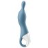 Satisfyer A-Mazing 1 - vibratore punto A ricaricabile silicone blu