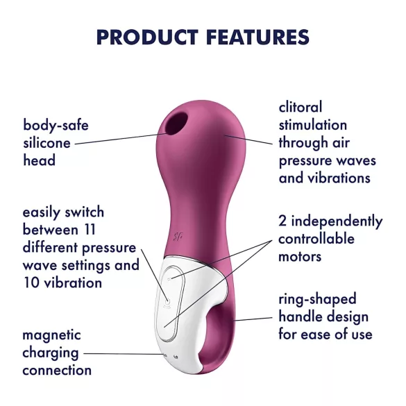 Satisfyer Lucky Libra - stimolatore clitorideo a onde d’aria - viola
