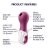 Satisfyer Lucky Libra - stimolatore clitorideo a onde d’aria - viola