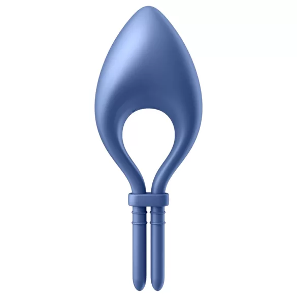 Satisfyer Bullseye - Anello vibrante per il pene con controllo tramite app, per uomini (blu)