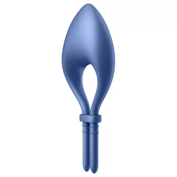Satisfyer Bullseye - Anello vibrante per il pene con controllo tramite app, per uomini (blu)