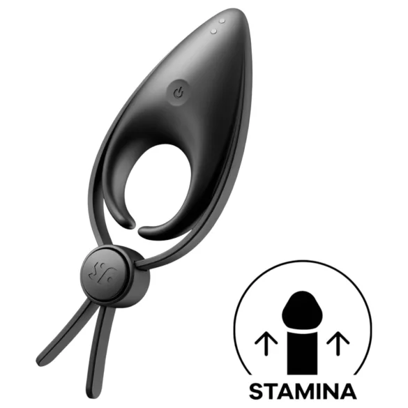 Satisfyer Sniper - anello fallico vibrante ricaricabile - nero