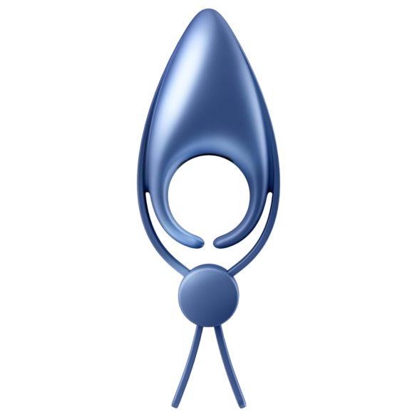 Satisfyer Sniper - anello vibrante pene ricaricabile - silicone blu