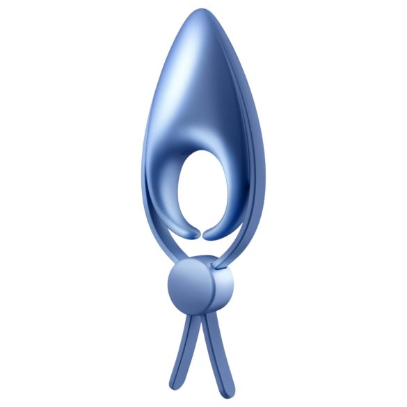 Satisfyer Sniper - anello vibrante pene ricaricabile - silicone blu