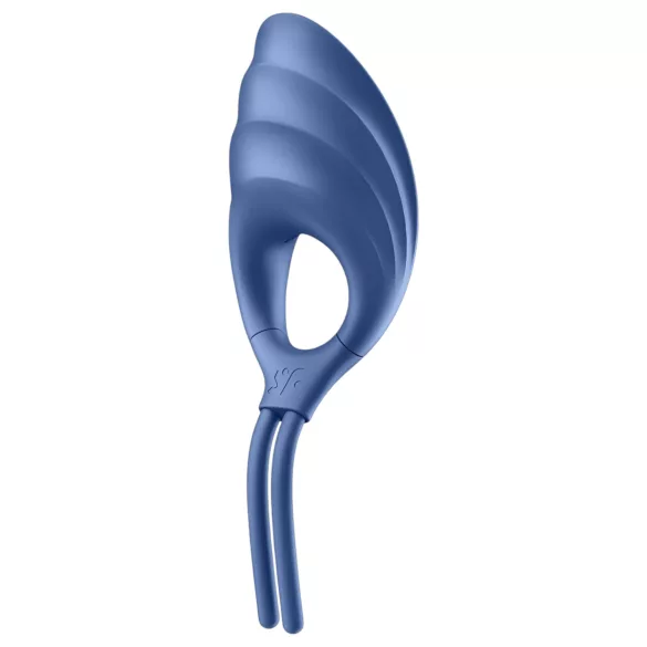 Satisfyer Swordsman - anello vibrante pene ricaricabile - silicone blu