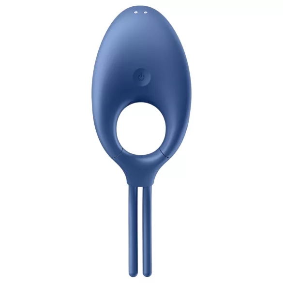 Satisfyer Swordsman - anello vibrante pene ricaricabile - silicone blu