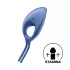 Satisfyer Swordsman - anello vibrante pene ricaricabile - silicone blu