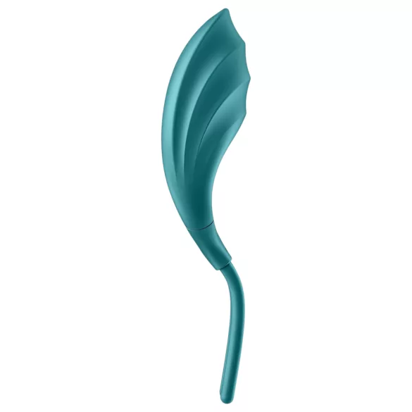 Satisfyer Swordsman - anello vibrante per pene ricaricabile (verde)
