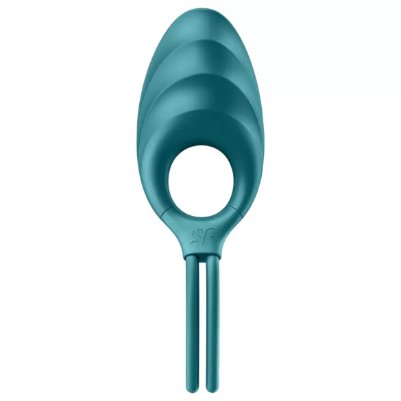 Satisfyer Swordsman - anello vibrante per pene ricaricabile (verde)