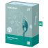 Satisfyer Swordsman - anello fallico vibrante ricaricabile - silicone verde