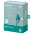 Satisfyer Swordsman - anello vibrante per pene ricaricabile (verde)