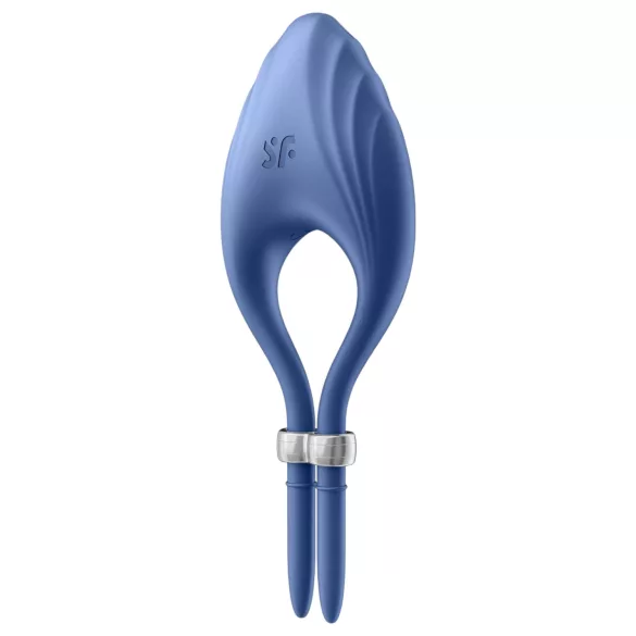 Satisfyer Duelist - anello fallico vibrante ricaricabile (blu)