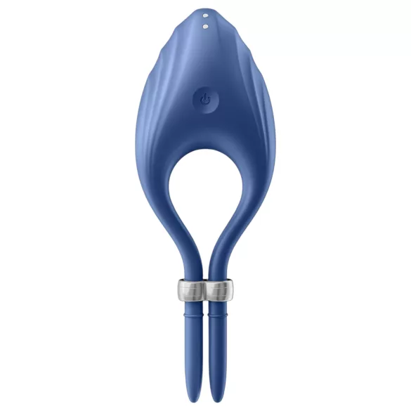 Satisfyer Duelist - anello fallico vibrante ricaricabile (blu)