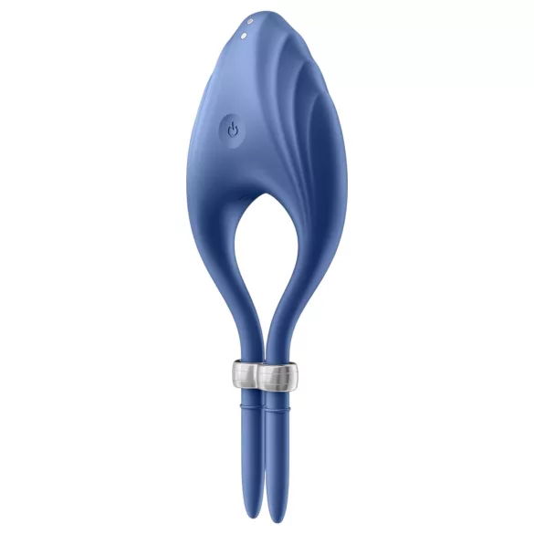 Satisfyer Duelist - anello fallico vibrante ricaricabile (blu)
