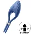 Satisfyer Duelist - anello fallico vibrante ricaricabile (blu)