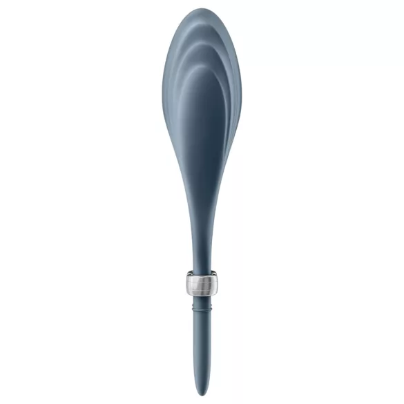 Satisfyer Duelist - anello vibrante pene ricaricabile - silicone grigio