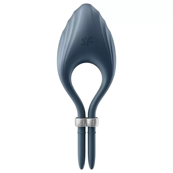 Satisfyer Duelist - anello vibrante pene ricaricabile - silicone grigio