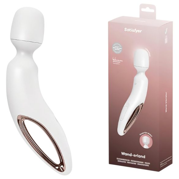 Satisfyer Wand-erland - vibratore massaggiante (bianco)