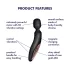 Satisfyer Wand-erland - vibratore massaggiatore - nero