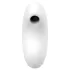 Satisfyer Vulva Lover 2 - succhia clitoride a onde d’aria - bianco