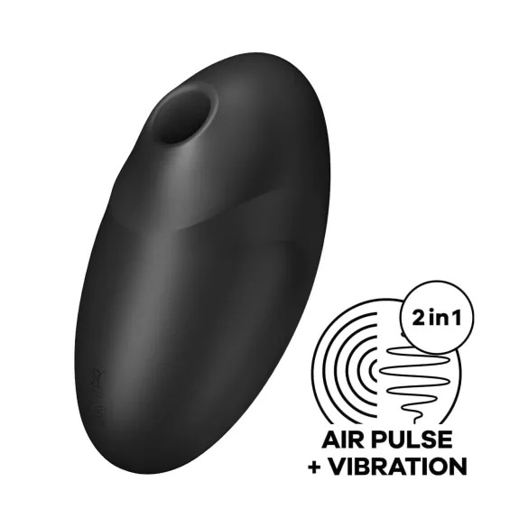 Satisfyer Vulva Lover 3 - stimolatore clitoride a onde d’aria - nero