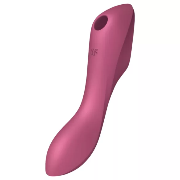 Satisfyer Curvy Trinity 3 - succhiaclitoride e vibratore 2in1 - rosso