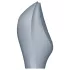 Satisfyer Curvy Trinity 3 - succhiaclitoride e vibratore 2in1 - silicone grigio