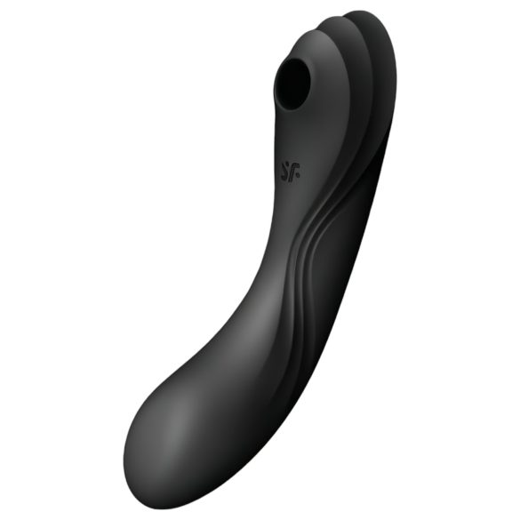 Satisfyer Curvy Trinity 4 - Vibrazione 2in1 ad onde d'aria (nero)
