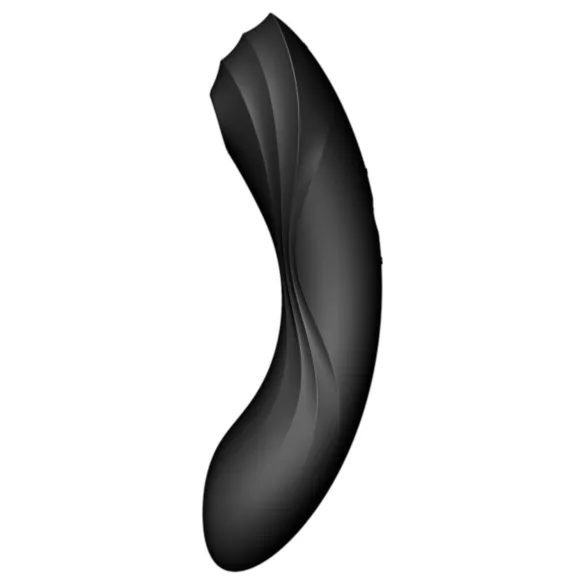 Satisfyer Curvy Trinity 4 - vibratore 2 in 1 ad onde d’aria (nero)