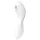 Satisfyer Curvy Trinity 5+ - vibratore 2in1 con app (bianco)