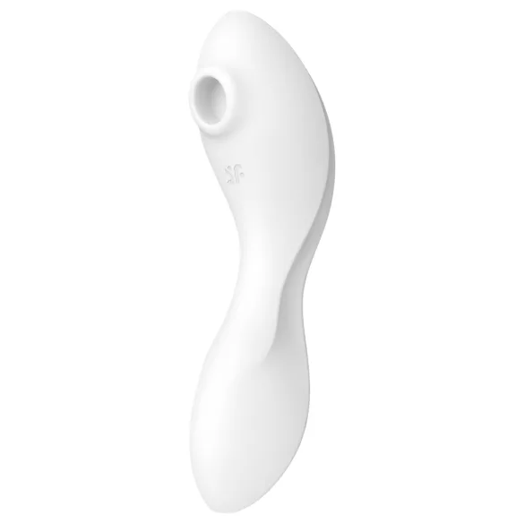 Satisfyer Curvy Trinity 5+ - vibratore 2in1 con app (bianco)