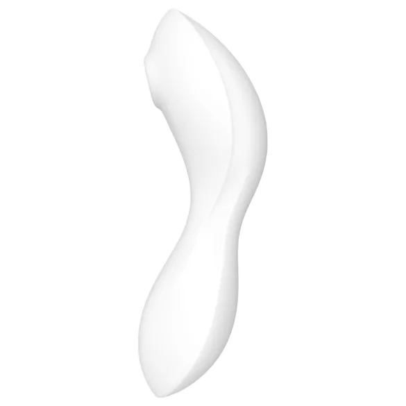 Satisfyer Curvy Trinity 5+ - vibratore 2in1 con app (bianco)