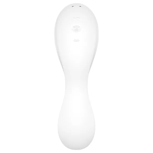 Satisfyer Curvy Trinity 5+ - vibratore 2in1 con app (bianco)