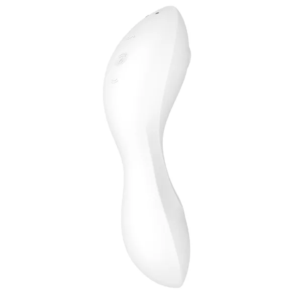 Satisfyer Curvy Trinity 5+ - vibratore 2in1 con app (bianco)