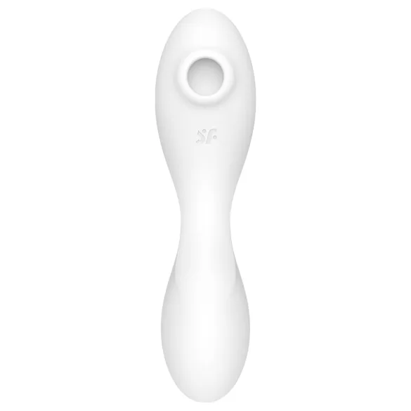 Satisfyer Curvy Trinity 5+ - vibratore 2in1 con app (bianco)